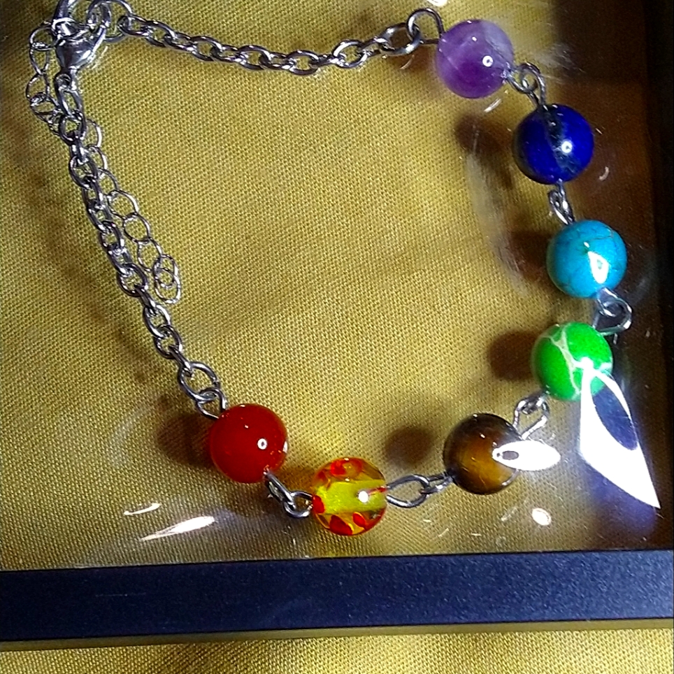 Lowest I Can GoKarma-Multi Gemstone Bracelet 65 Or 7 Inch 18$
